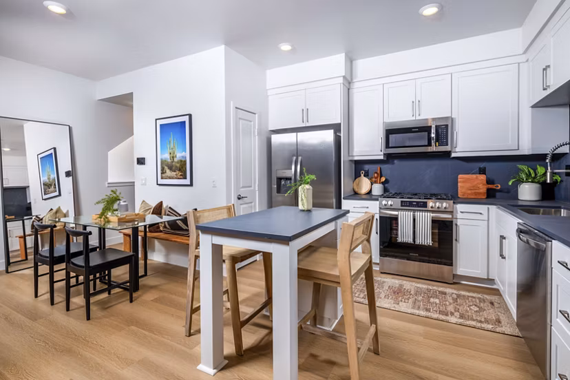 kitchen at Mason Townhomes at Epoca Apartments