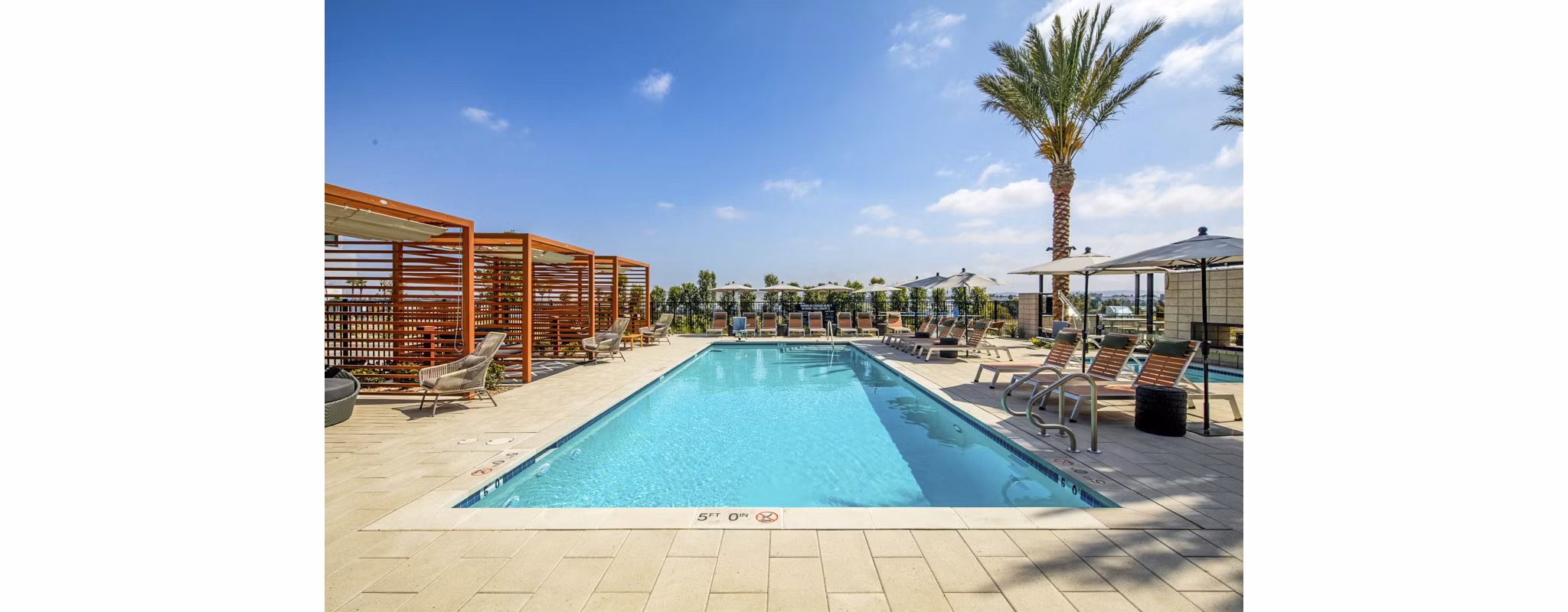 pool at Mason Townhomes at Epoca Apartments