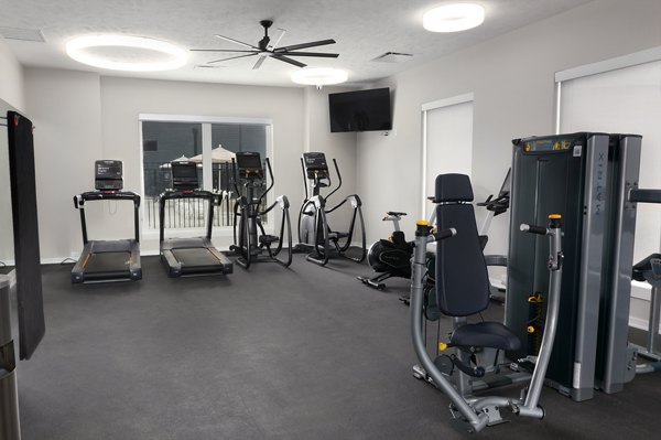 fitness center at Capriana Apartments