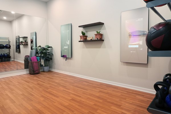 yoga studio at Capriana Apartments