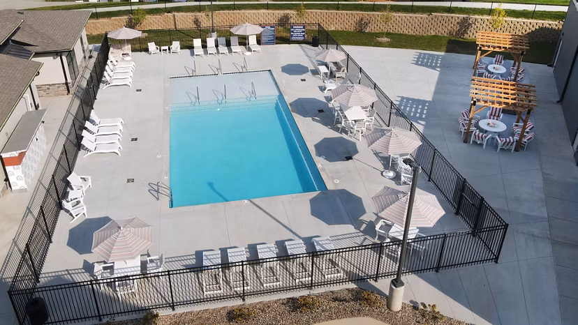 pool at Capriana Apartments