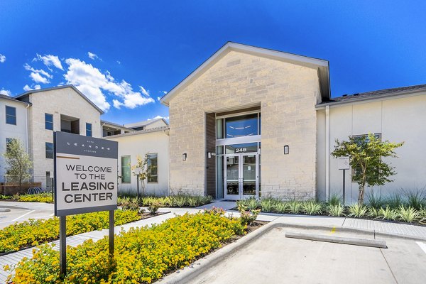 Clubhouse featuring modern decor and comfortable seating at The Chloe Leander Apartments, luxury living by Greystar