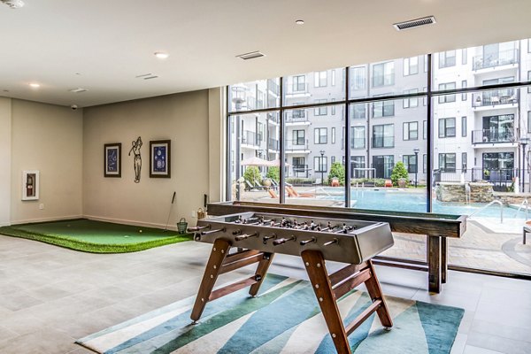 clubhouse game room at Annett Apartments