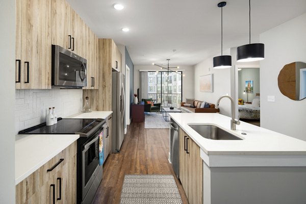 kitchen at Annett Apartments