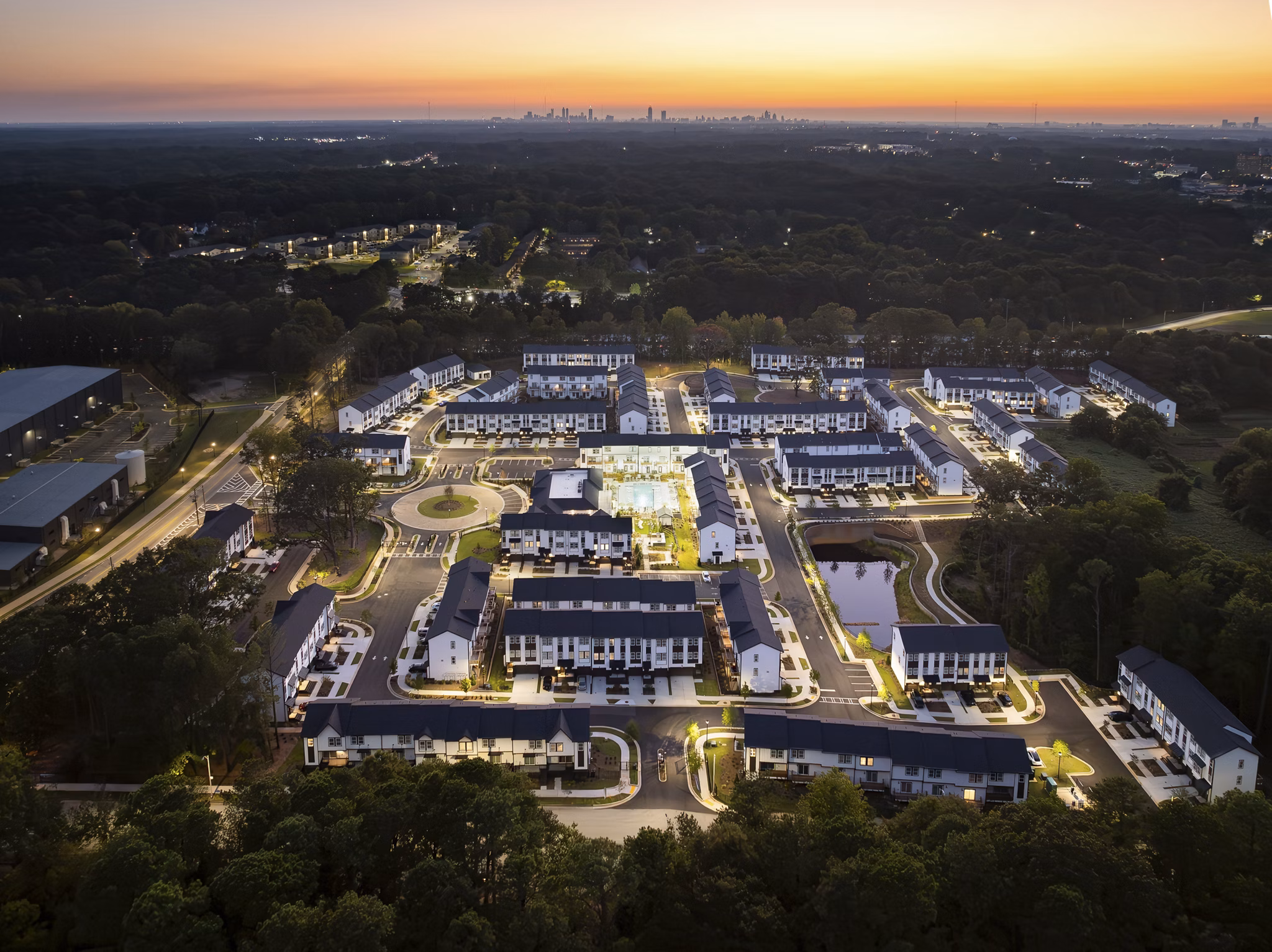 Signage at Generation Avondale East Apartments: Modern luxury apartment complex in vibrant Atlanta neighborhood
