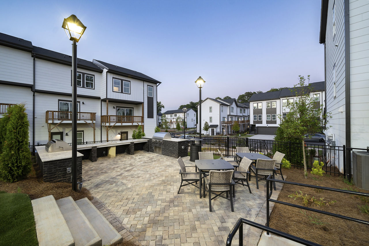 Grill area at Generation Avondale East Townhomes