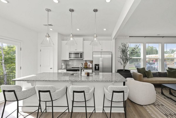 kitchen at Affinity at Hudson Apartments