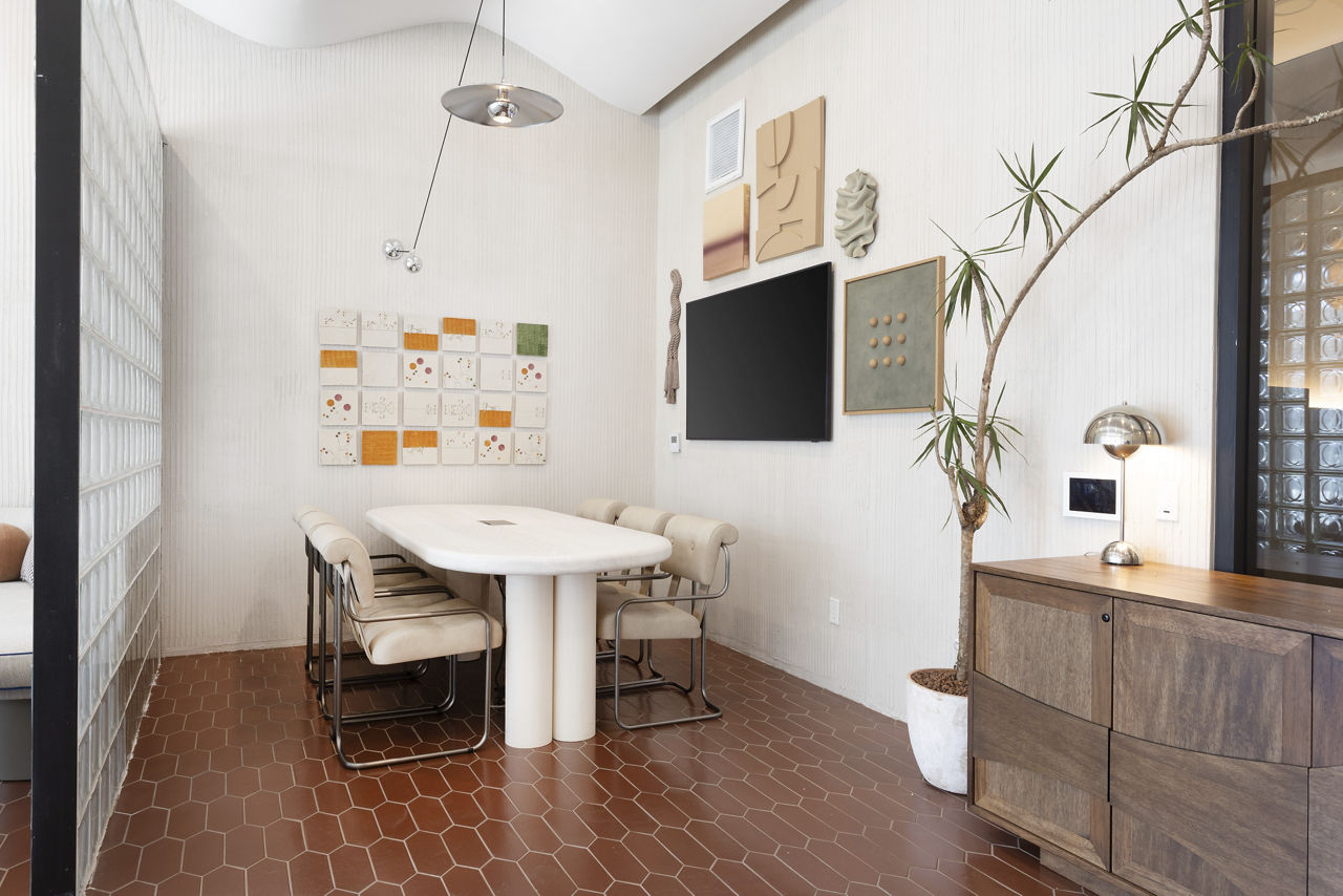 Work space at The Charlie Weho