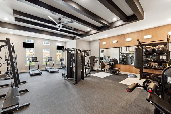 State-of-the-art fitness center with modern exercise equipment at Riverchase Vista Apartments, ideal for active lifestyles and wellness pursuits