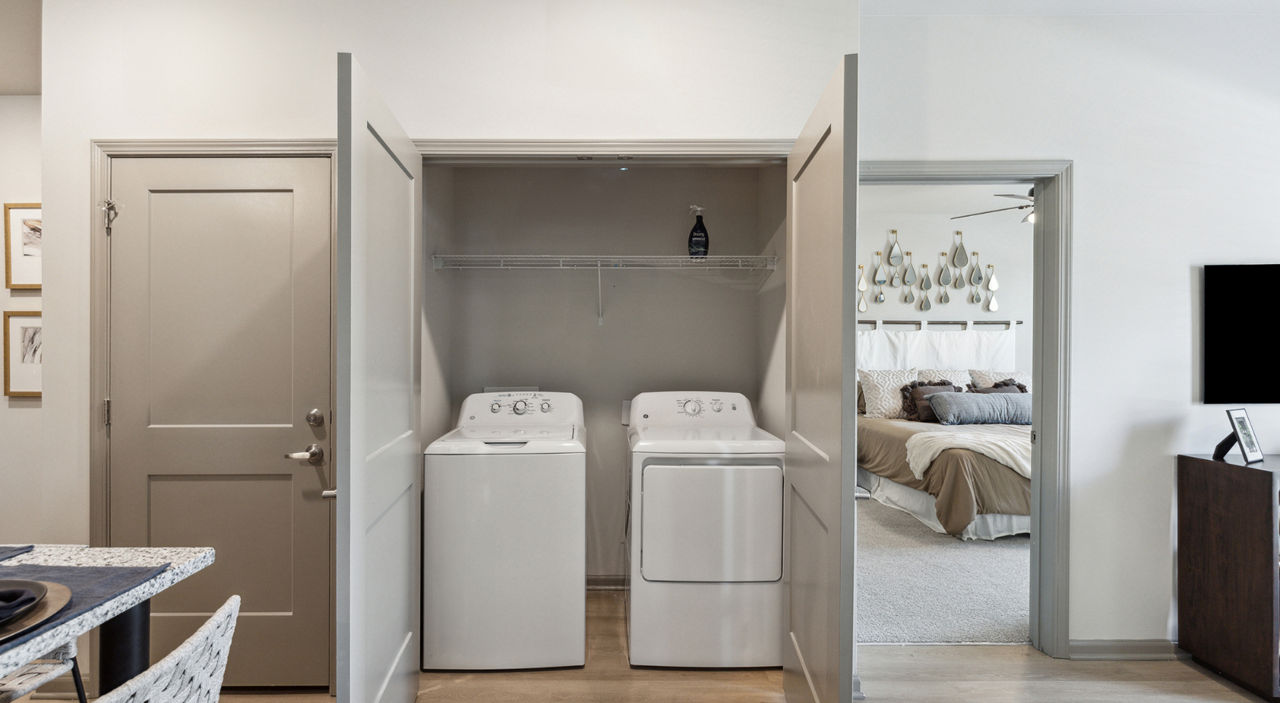 Laundry room at Riverchase Vista