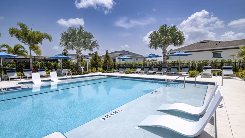pool at Yardly Artisan Lakes Apartments 