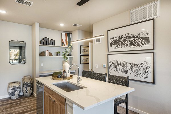 kitchen at Aventine Littleton Apartments