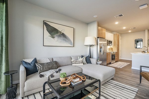 living room at Aventine Littleton Apartments