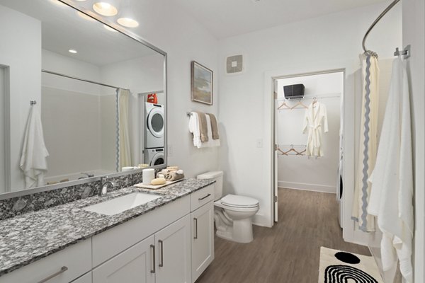 bathroom at Render Covington Apartments