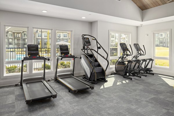 fitness center at Render Covington Apartments 