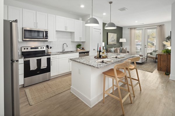 kitchen at Render Covington Apartments 