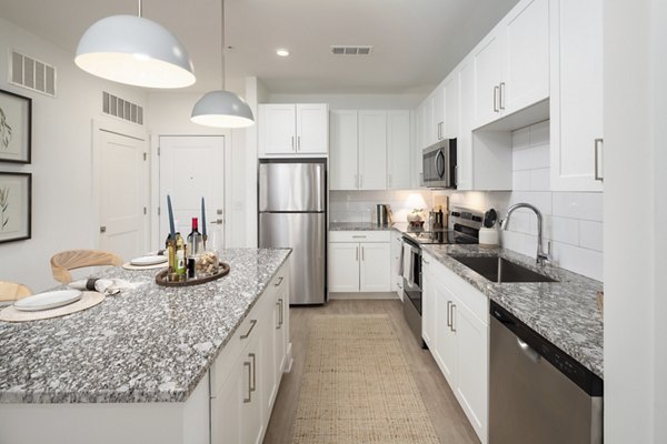 kitchen at Render Covington Apartments 