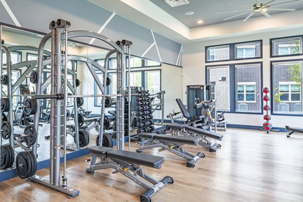 State-of-the-art fitness center featuring modern equipment at Prose Stoneridge Apartments
