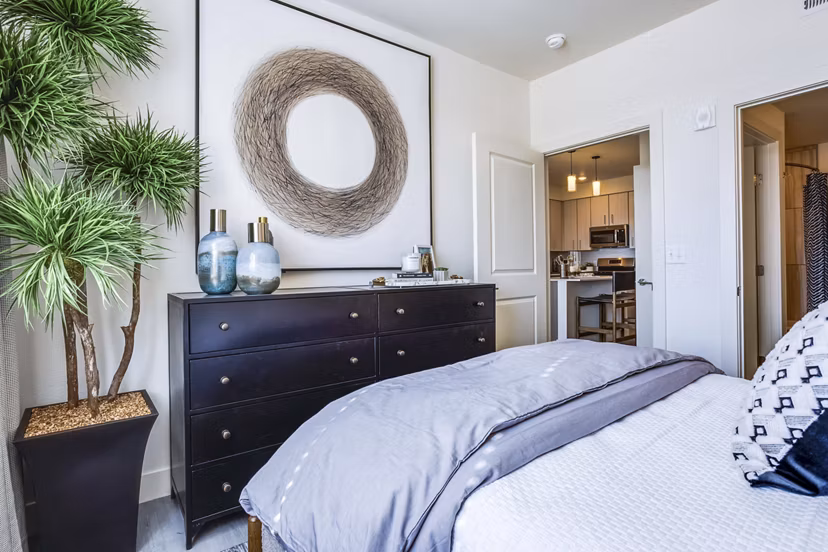 bedroom at Allaso Vineyards Apartments