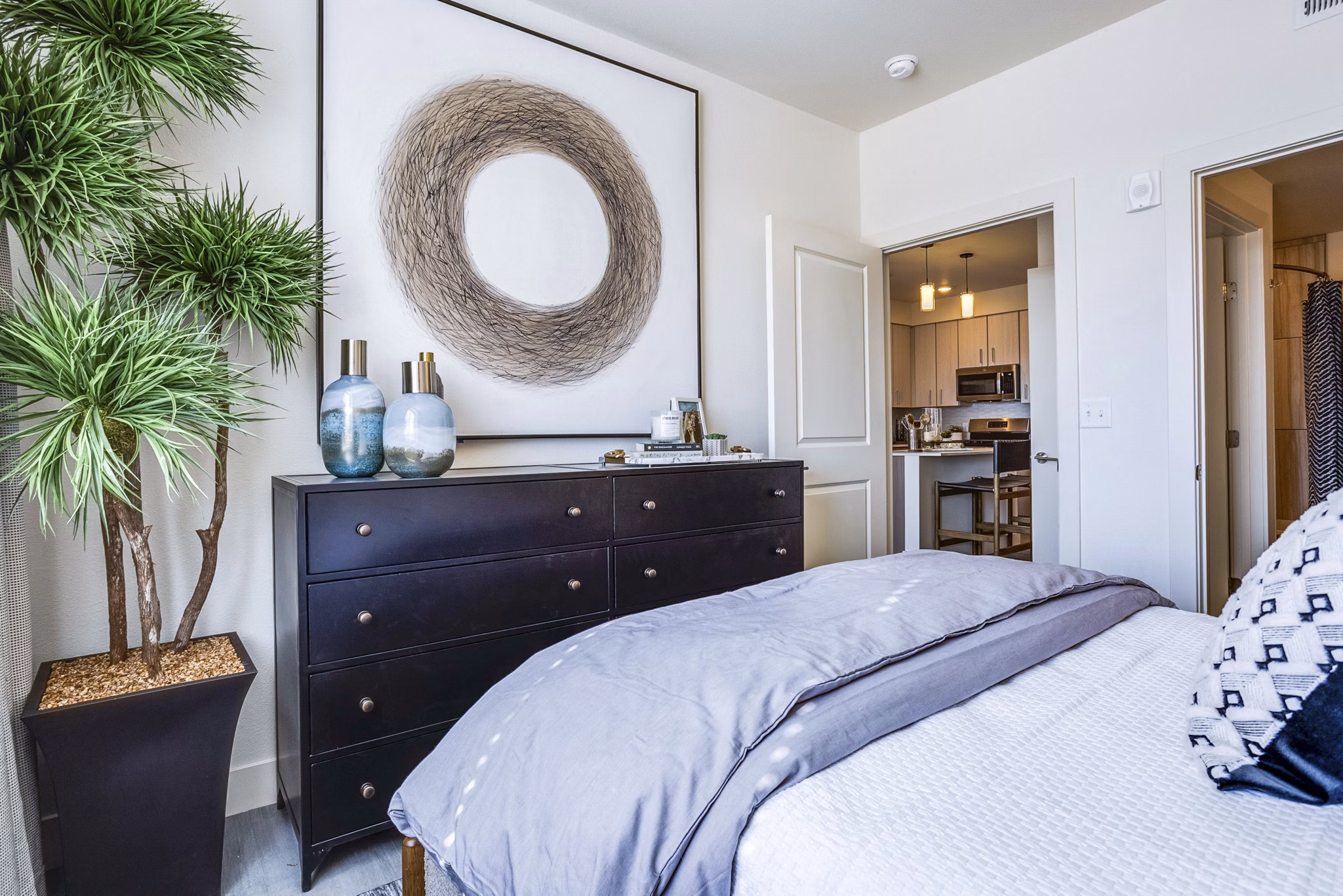 bedroom at Allaso Vineyards Apartments