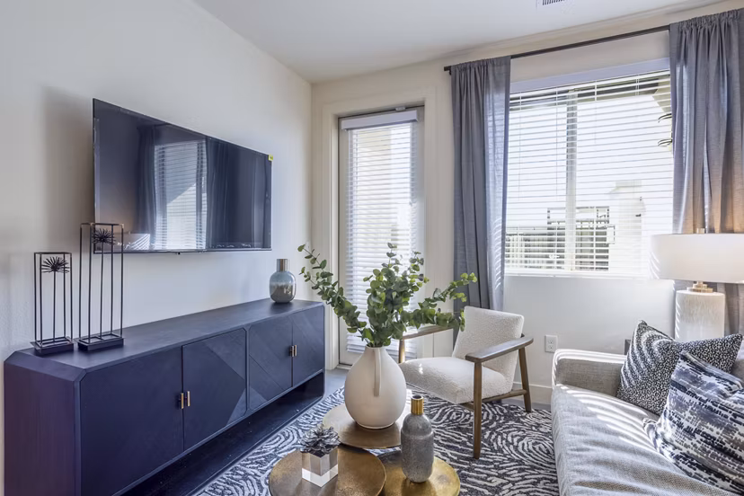 living room at Allaso Vineyards Apartments