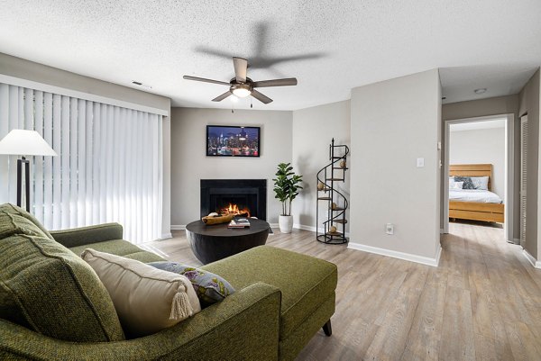 living room at View at Lake Lynn Apartments