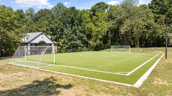 Outdoor sport court at View at Lake Lynn Apartments, ideal for basketball and tennis enthusiasts in a vibrant residential community