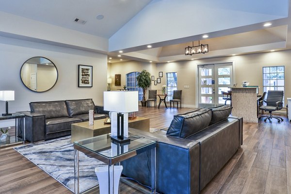 clubhouse/lobby at The Quarry Alamo Heights Apartments