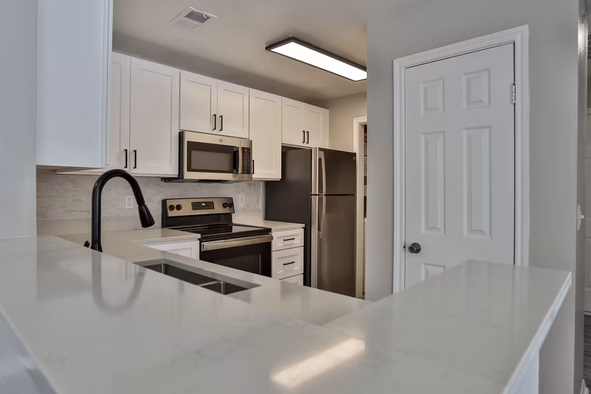 kitchen at The Quarry Alamo Heights Apartments