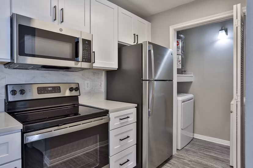 kitchen at The Quarry Alamo Heights Apartments