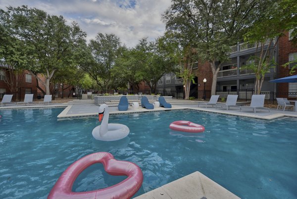 Rooftop pool with stunning views at The Quarry Alamo Heights Apartments