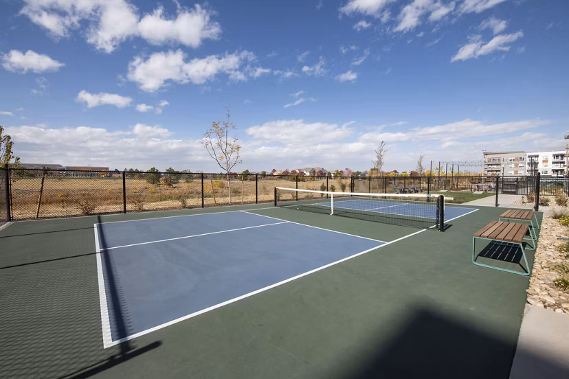 sport court at Alexan Montview Plaza Apartments