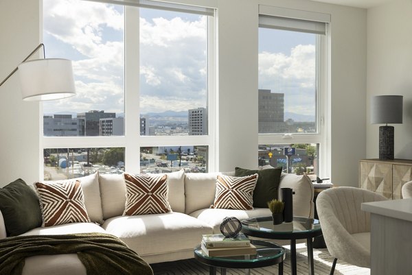 living room at Forge Apartments