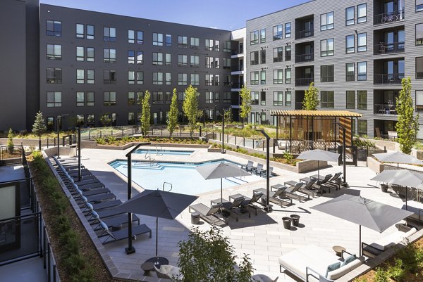 pool at Forge Apartments