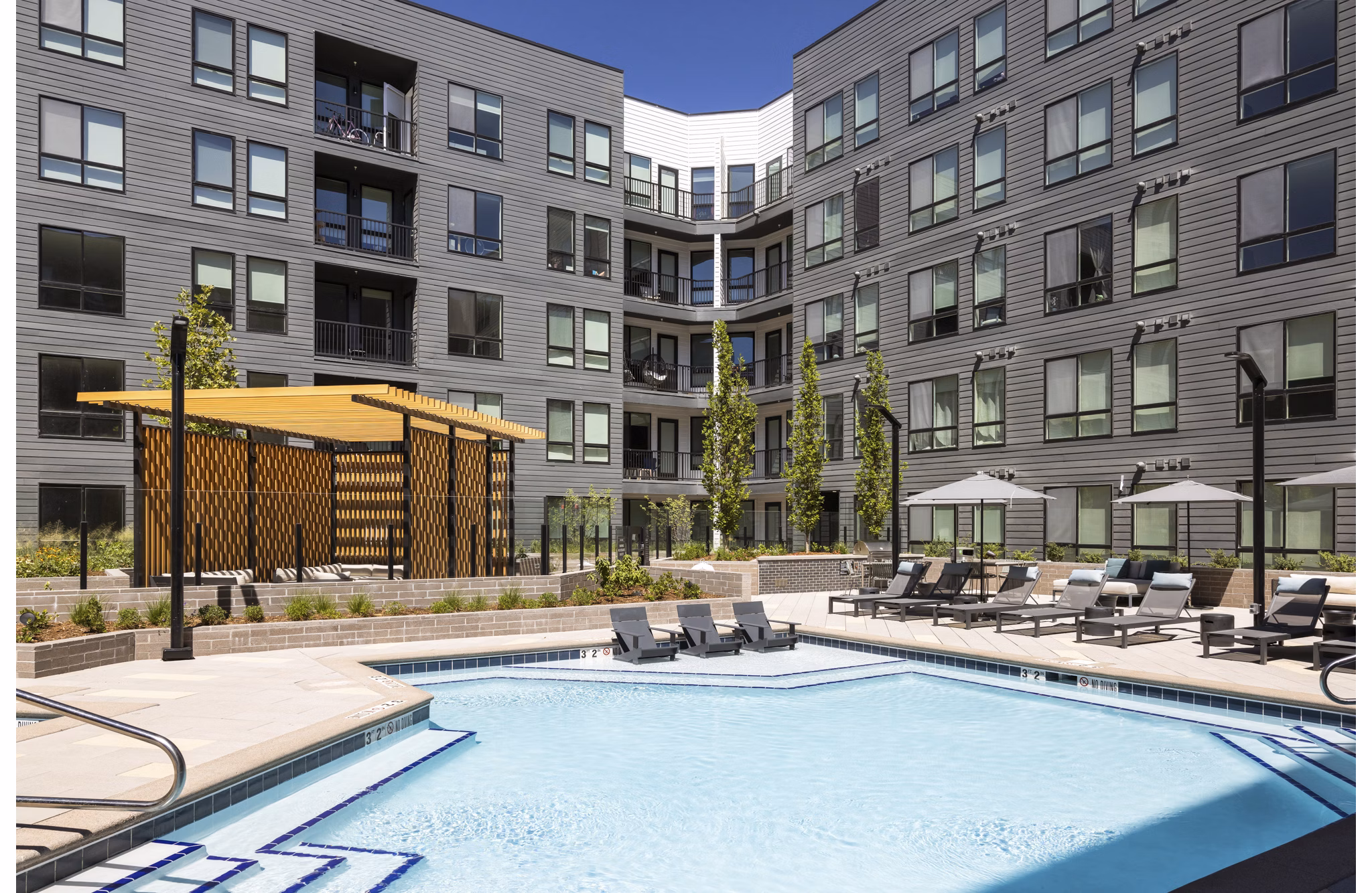 pool at Forge Apartments