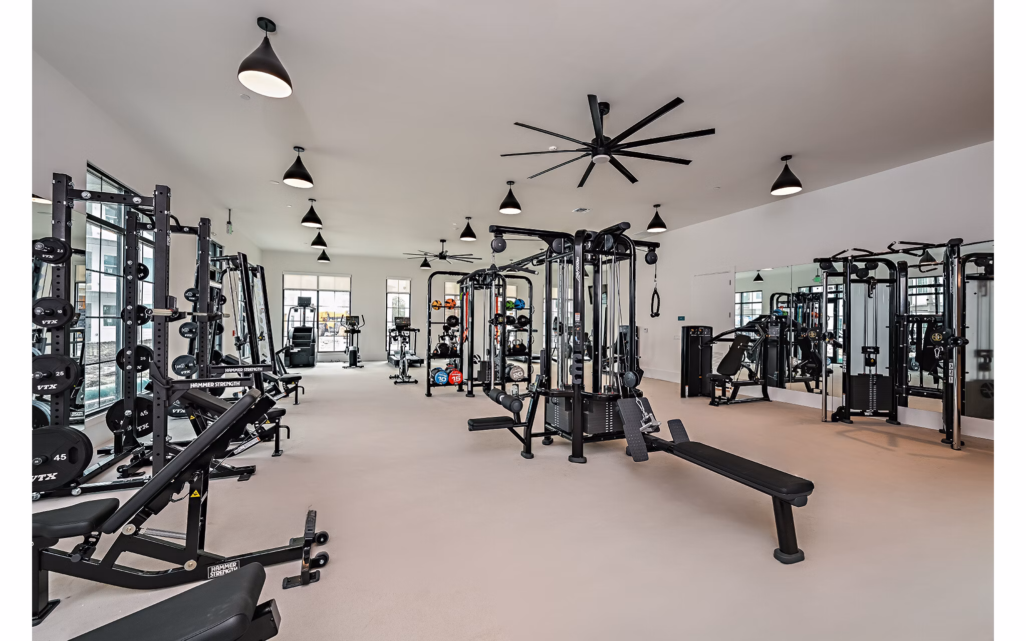 fitness center at Marlowe Gateway Apartments 