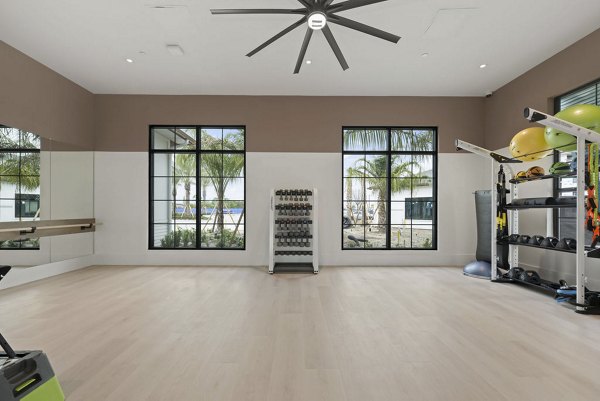 fitness center at Marlowe Gateway Apartments