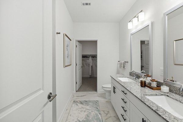 bathroom at Everleigh Deerfield Apartments 