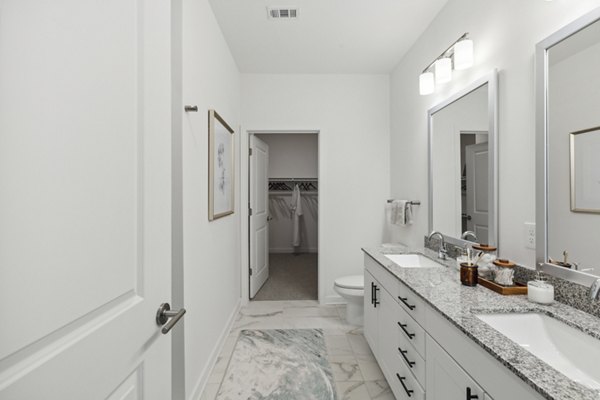 bathroom at Everleigh Deerfield Apartments 