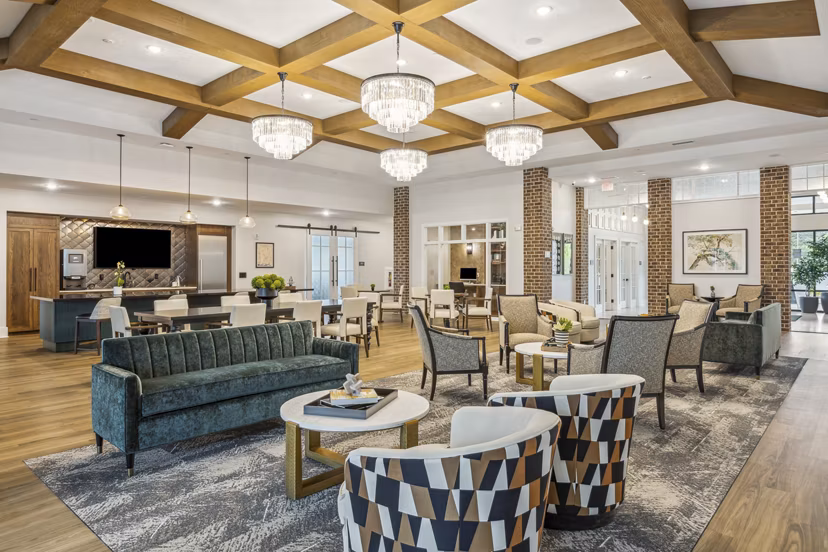 clubhouse at Everleigh Deerfield Apartments 