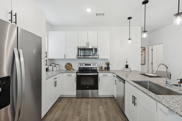 kitchen at Everleigh Deerfield Apartments