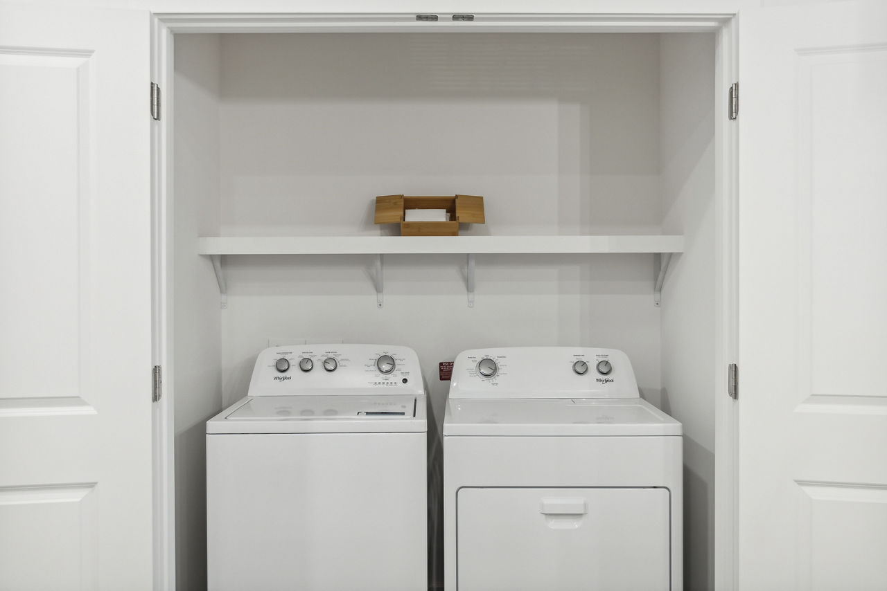 Laundry room at Everleigh Deerfield