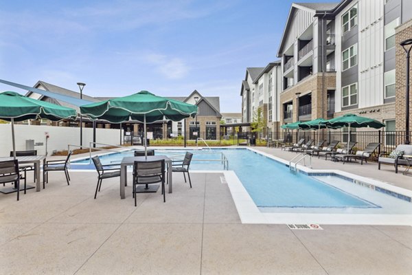 pool at Everleigh Deerfield Apartments 