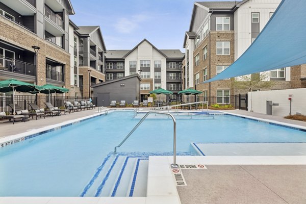 pool at Everleigh Deerfield Apartments 