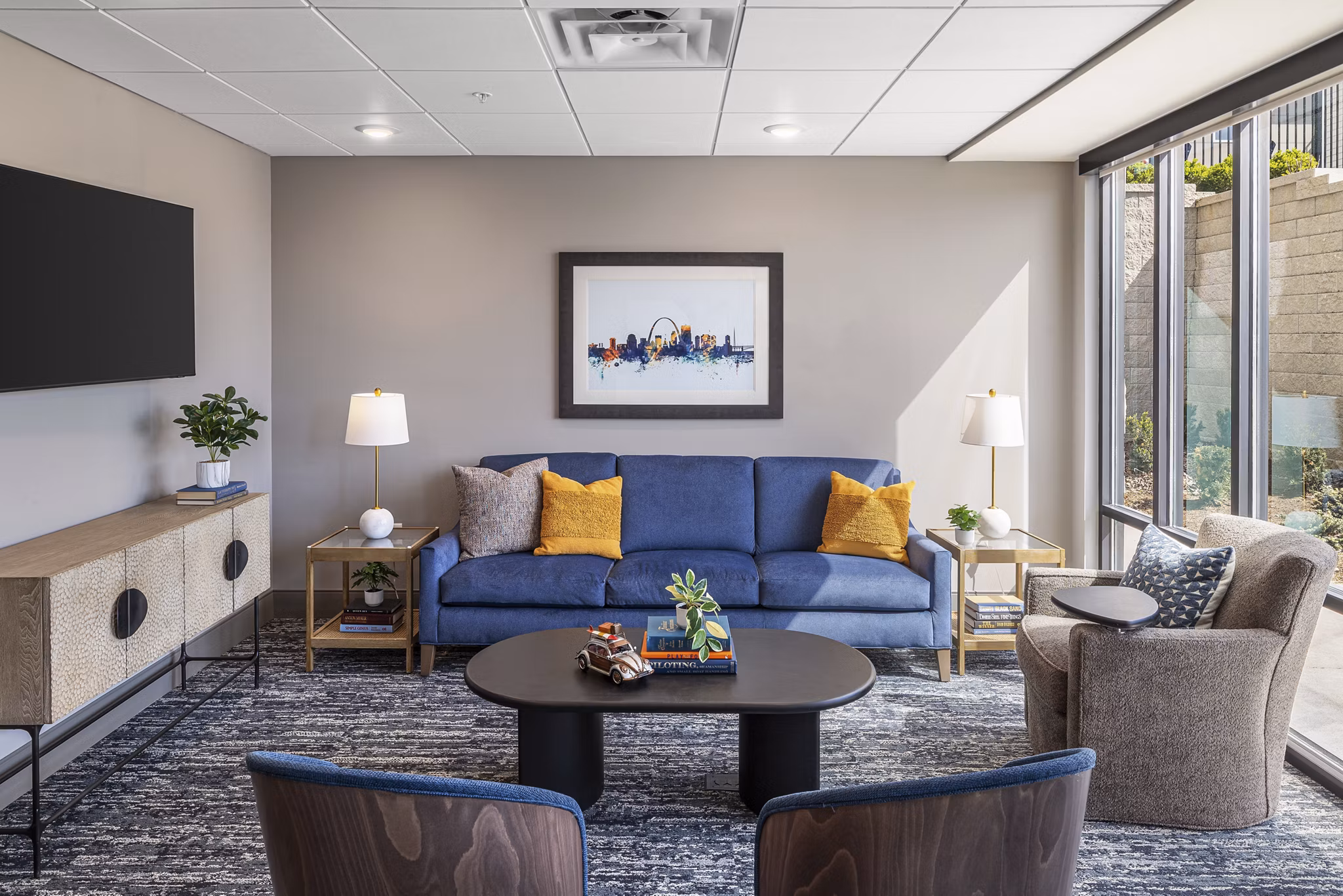 living room at Viva Bene St. Peters Apartment 