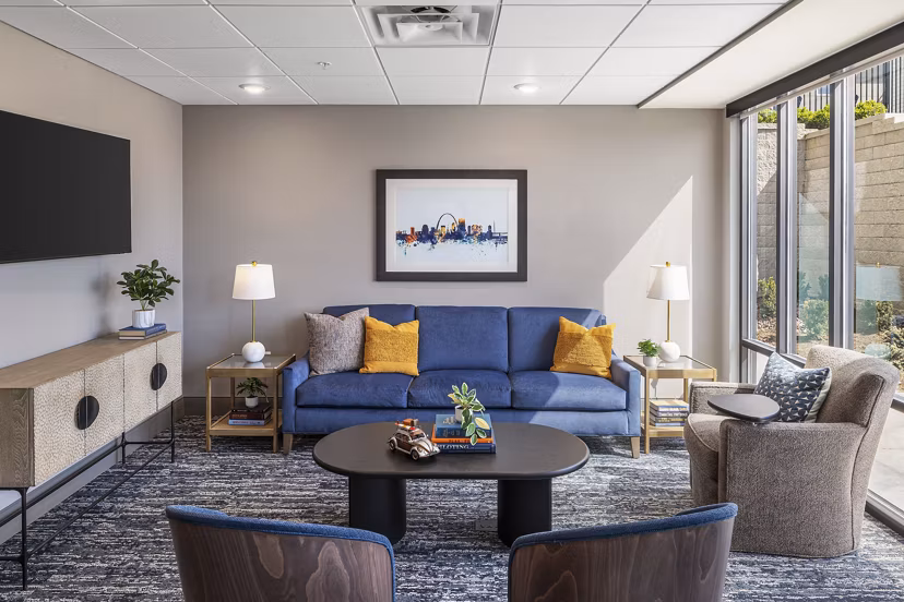 living room at Viva Bene St. Peters Apartment 