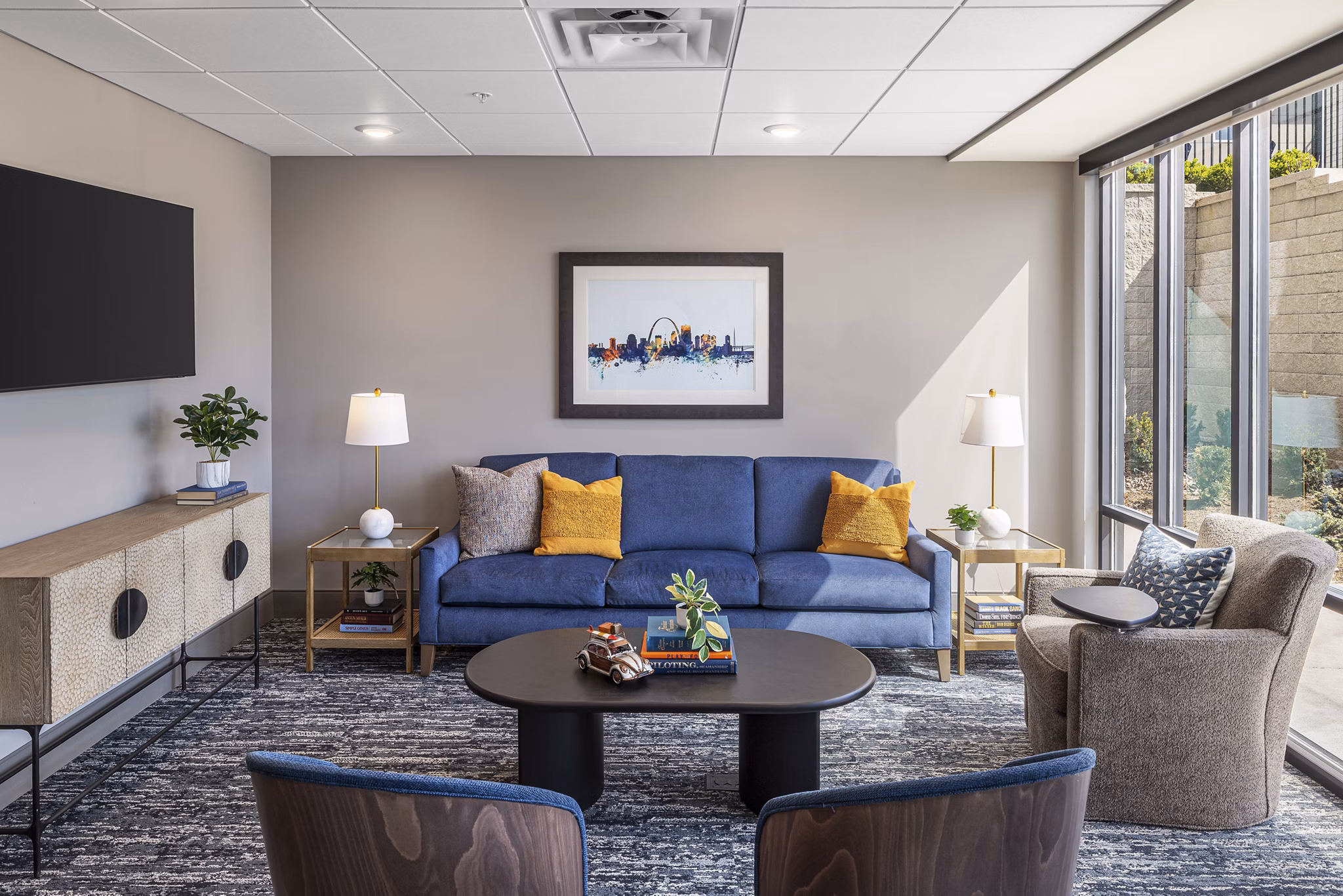 living room at Viva Bene St. Peters Apartment 