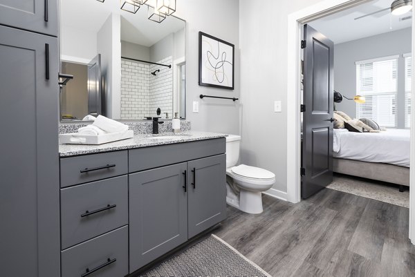 bathroom at Apex Marathon Village Apartments