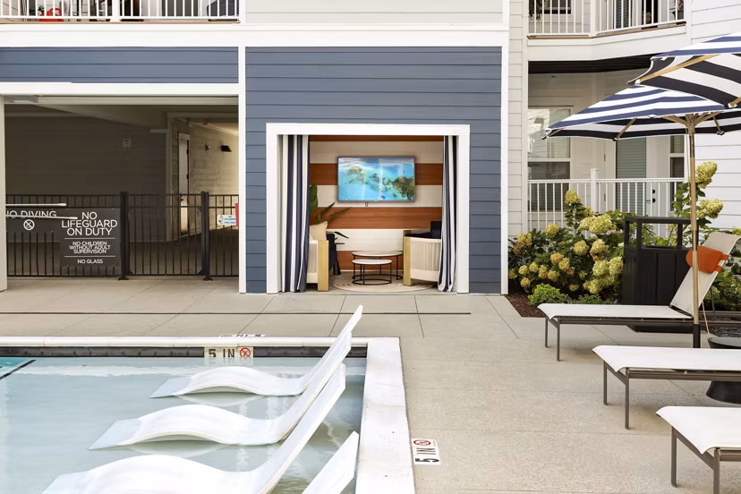 rendering at Apex Marathon Village Apartments