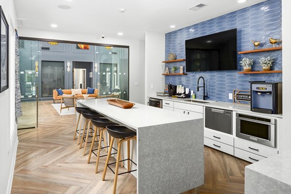 Clubhouse with modern furnishings at Ashton Brook Apartments offering luxury amenities